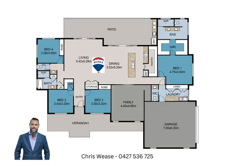 Floorplan of Homely house listing, 127 Sippel Drive, Woodford QLD 4514