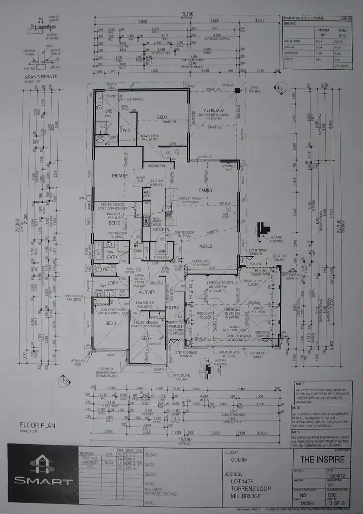 Floorplan of Homely house listing, 17 Torrens Loop, Millbridge WA 6232