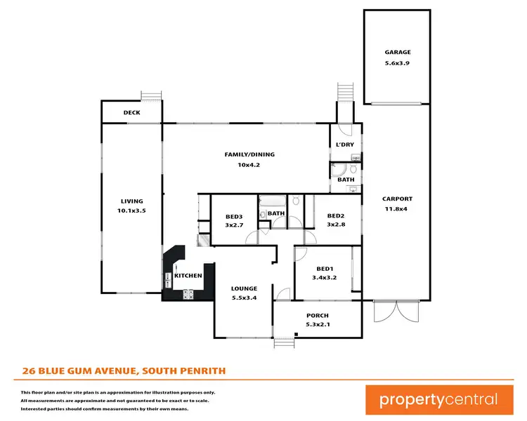 Floorplan of Homely house listing, 26 Blue Gum Avenue, South Penrith NSW 2750