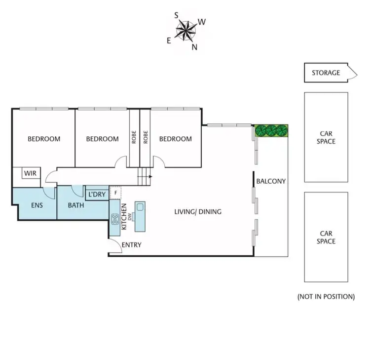 Floorplan of Homely apartment listing, 702/330 Manningham Road, Doncaster VIC 3108