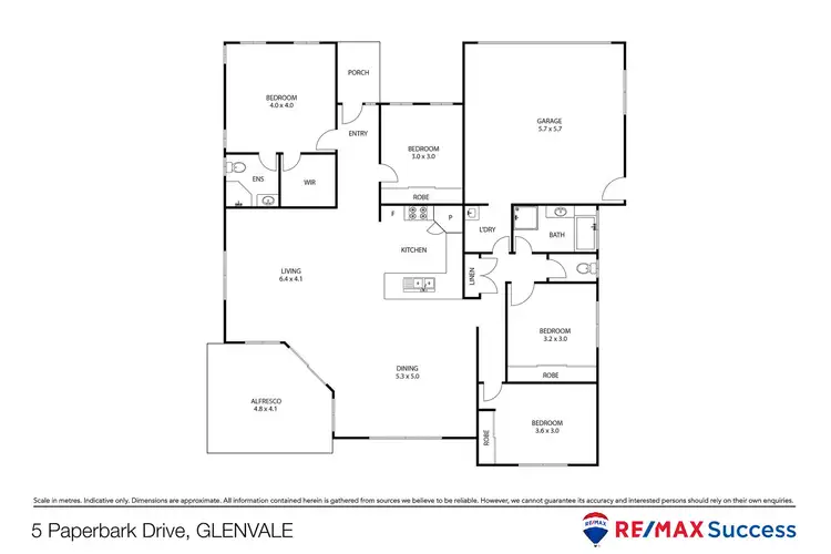 Floorplan of Homely house listing, 5 Paperbark Drive, Glenvale QLD 4350