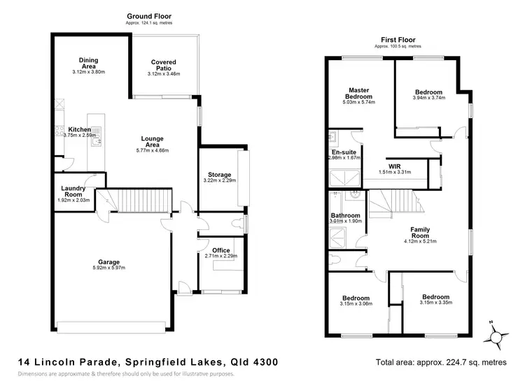 Floorplan of Homely townhouse listing, 14 Lincoln Pde, Springfield Lakes QLD 4300