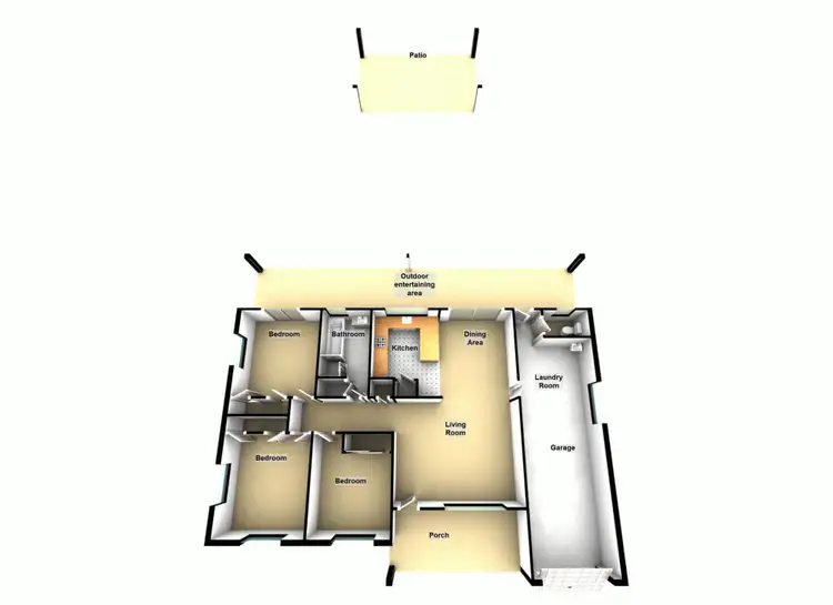 Floorplan of Homely house listing, 4 Teranna Street, Battery Hill QLD 4551