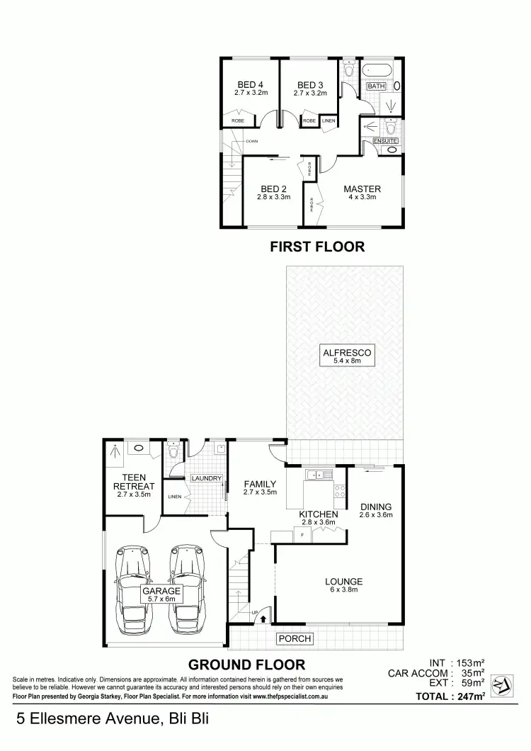 Floorplan of Homely house listing, 5 Ellesmere Avenue, Bli Bli QLD 4560