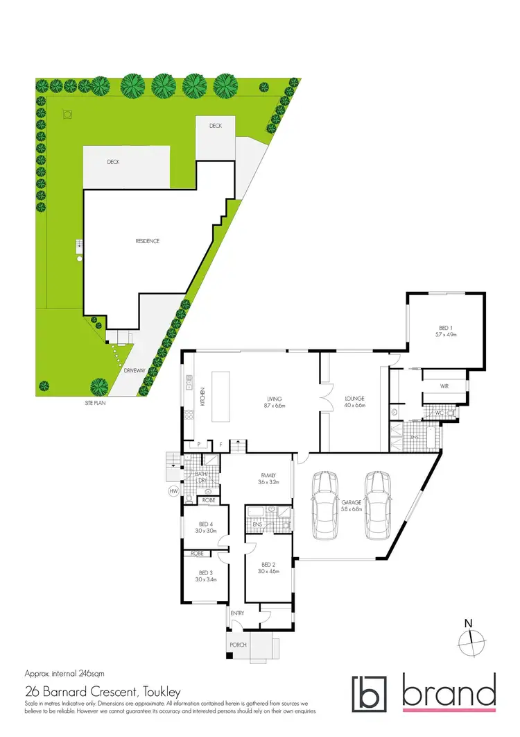 Floorplan of Homely house listing, 26 Barnard Crescent, Toukley NSW 2263