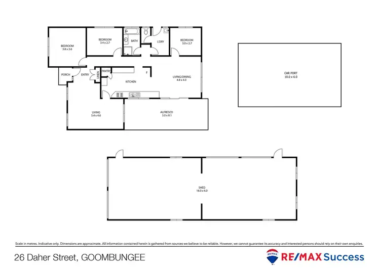 Floorplan of Homely house listing, 26 Daher Street, Goombungee QLD 4354
