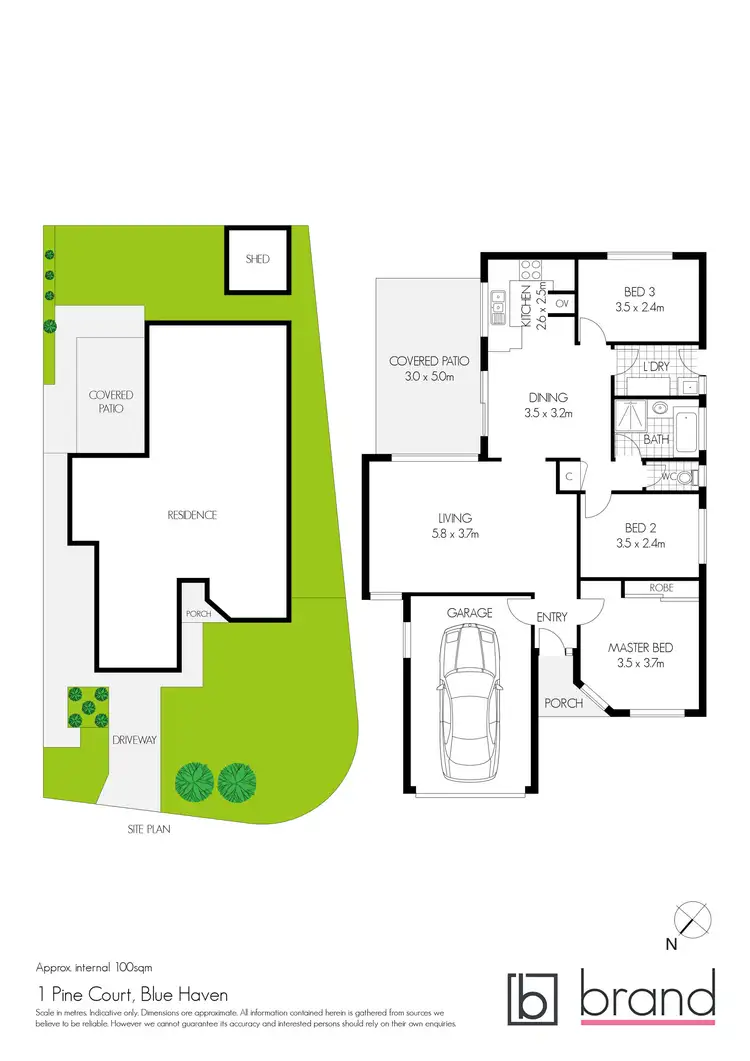 Floorplan of Homely house listing, 1 Pine Court, Blue Haven NSW 2262