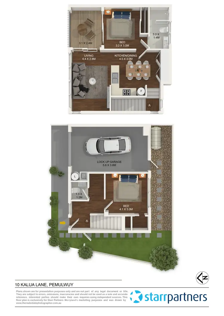 Floorplan of Homely house listing, 10 Kalua Lane, Pemulwuy NSW 2145