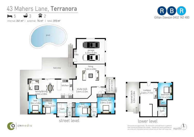 Floorplan of Homely house listing, 43 Mahers Lane, Terranora NSW 2486
