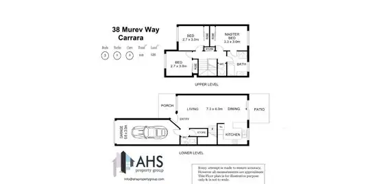 Floorplan of Homely house listing, 16/38 Murev way, Carrara QLD 4211