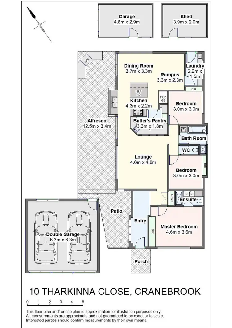 Floorplan of Homely house listing, 10 Tharkinna Close, Cranebrook NSW 2749