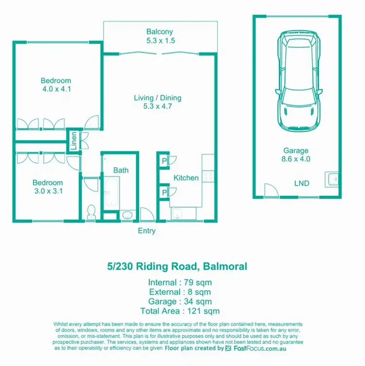 Floorplan of Homely unit listing, 5/230 Riding Road, Balmoral QLD 4171