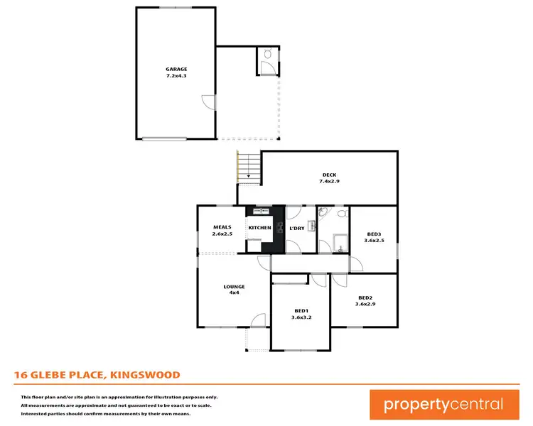 Floorplan of Homely house listing, 16 Glebe Place, Kingswood NSW 2747
