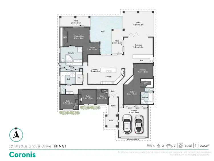 Floorplan of Homely house listing, 17 Wattle Grove Drive, Ningi QLD 4511