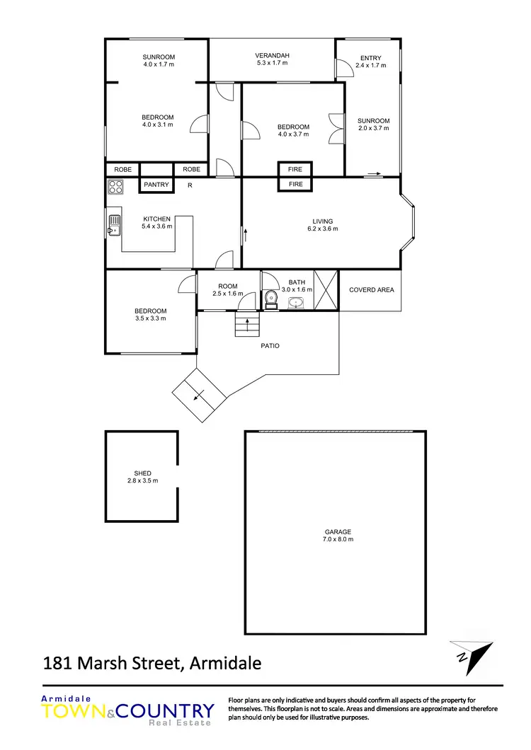 Floorplan of Homely house listing, 181 Marsh Street, Armidale NSW 2350