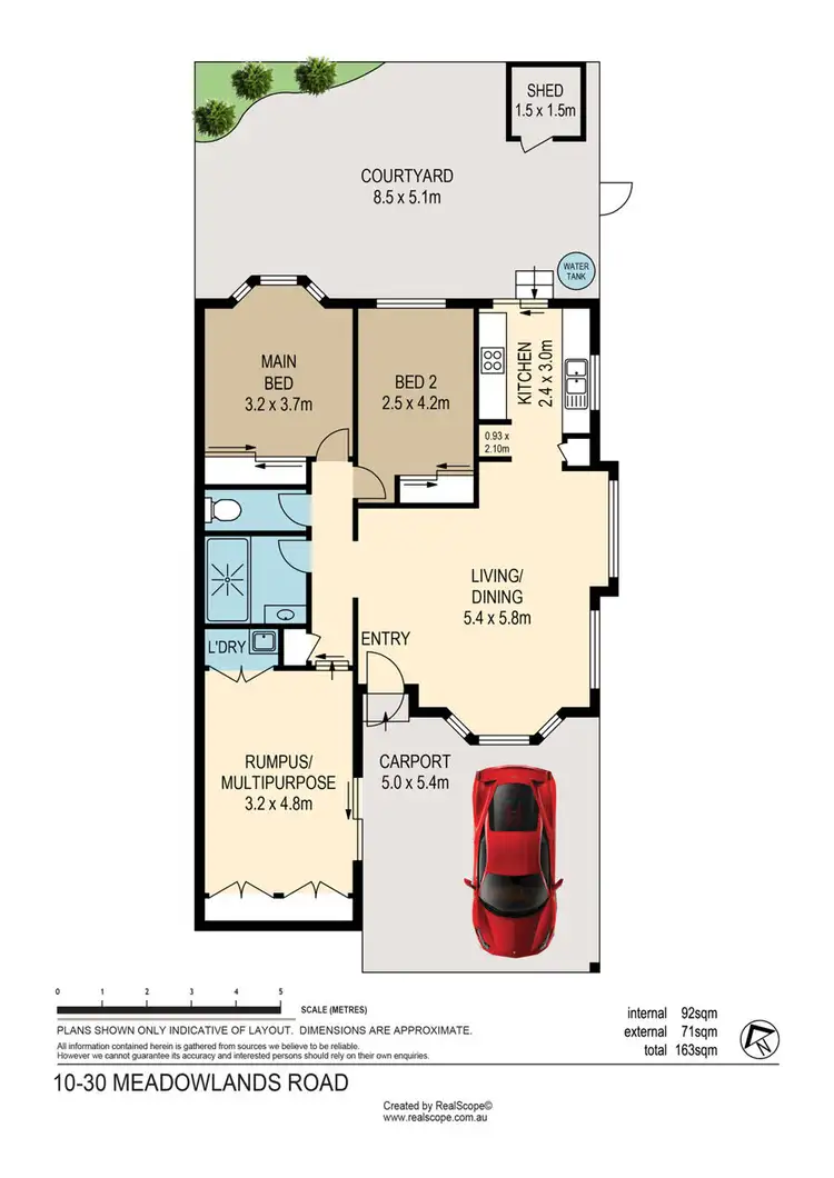 Floorplan of Homely villa listing, 10/30 Meadowlands Road, Carina QLD 4152