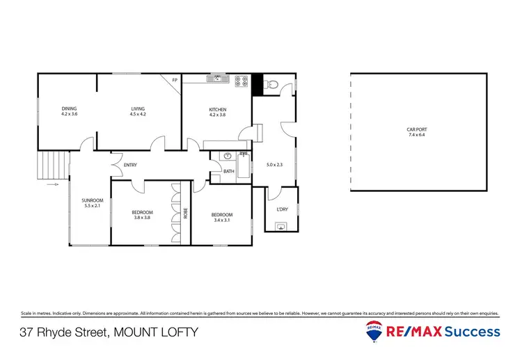 Floorplan of Homely house listing, 37 Rhyde Street, Mount Lofty QLD 4350
