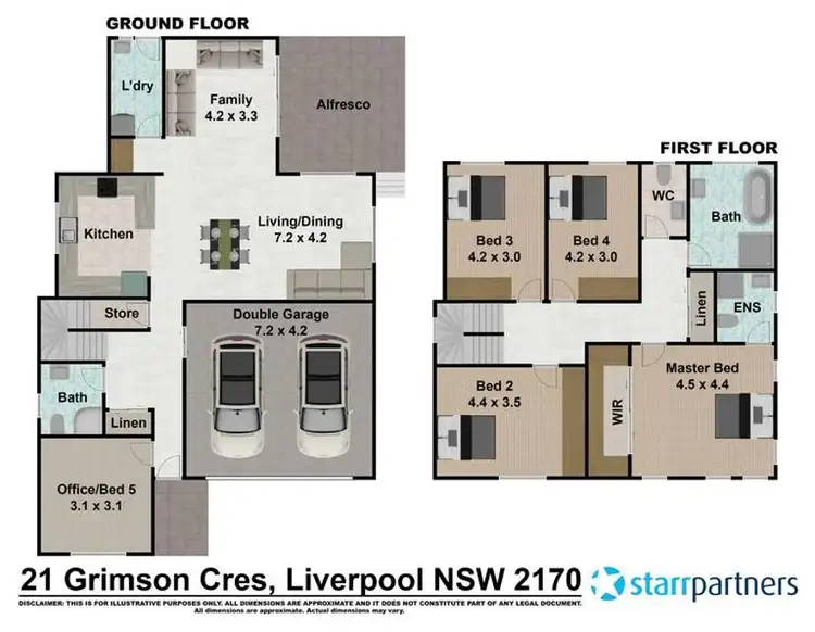 Floorplan of Homely house listing, 21 Grimson Crescent, Liverpool NSW 2170