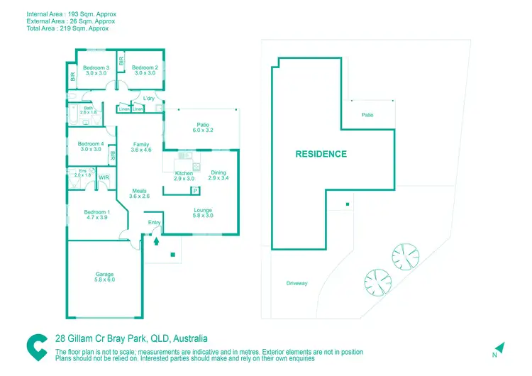 Floorplan of Homely house listing, 28 Gillam Crescent, Bray Park QLD 4500
