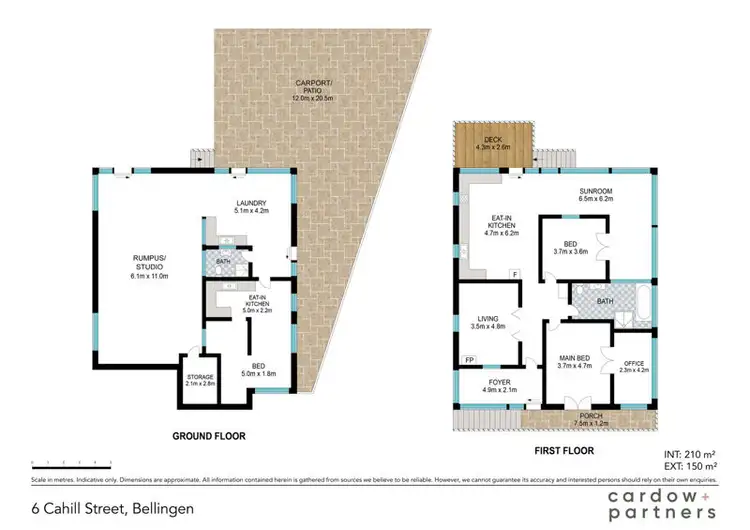 Floorplan of Homely house listing, 6 Cahill St, Bellingen NSW 2454