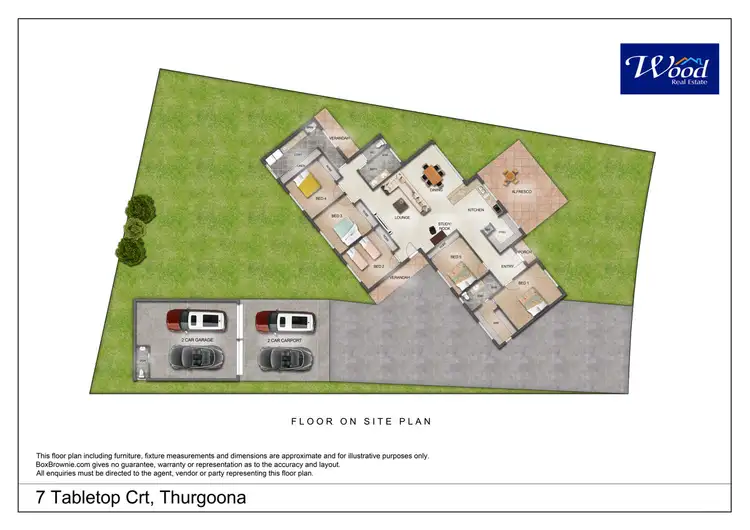 Floorplan of Homely house listing, 7 Tabletop Crt, Thurgoona NSW 2640