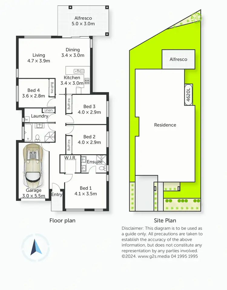 Floorplan of Homely house listing, 128 Trevor Housley Avenue, Bungarribee NSW 2767