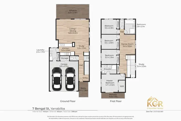 Floorplan of Homely house listing, 7 Bengal St, Yarrabilba QLD 4207