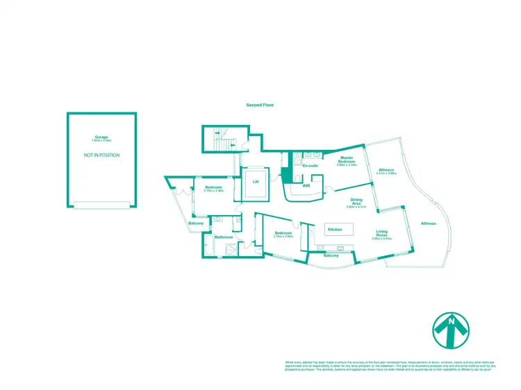 Floorplan of Homely unit listing, 201/73 Esplanade, Golden Beach QLD 4551
