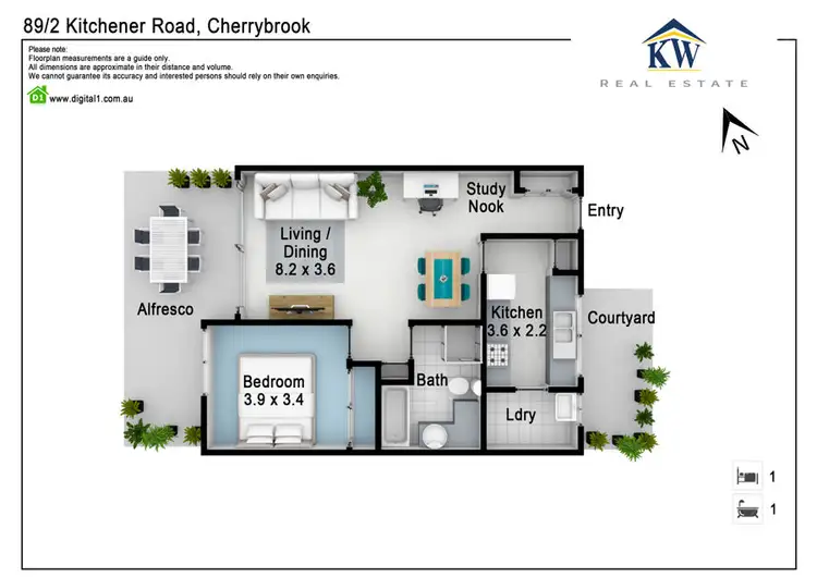 Floorplan of Homely apartment listing, 89 2 Kitchener Road, Cherrybrook NSW 2126