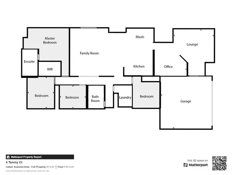 Floorplan of Homely house listing, 4 Tammy Court, Eatons Hill QLD 4037