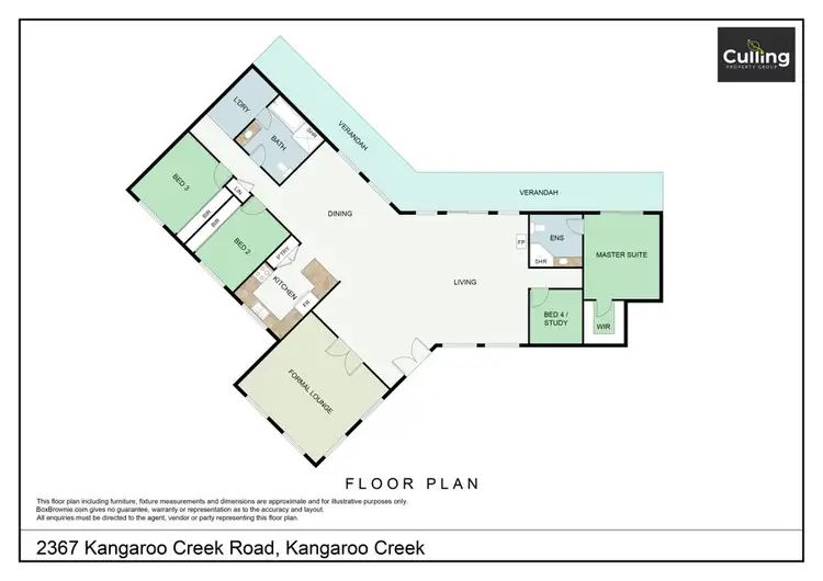 Floorplan of Homely rural property listing, 2367 Kangaroo Creek Road, Kangaroo Creek NSW 2460