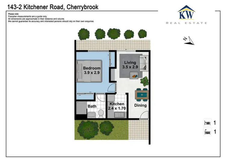 Floorplan of Homely retirement listing, 143 / 2 Kitchener Road, Cherrybrook NSW 2126