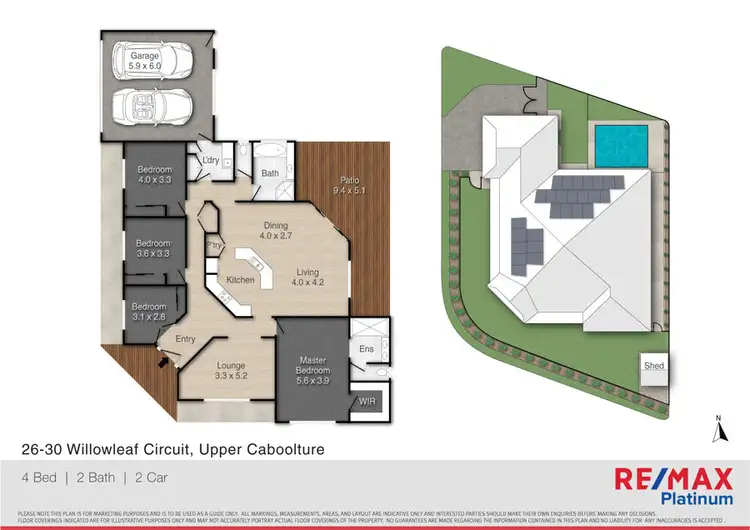 Floorplan of Homely house listing, 26-30 Willowleaf Circuit, Upper Caboolture QLD 4510