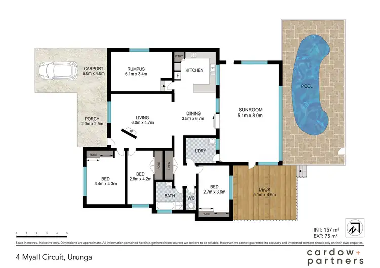 Floorplan of Homely house listing, 4 Myall Court, Urunga NSW 2455
