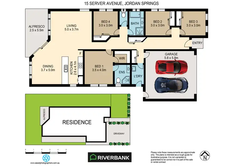 Floorplan of Homely house listing, 15 Server Avenue, Jordan Springs NSW 2747