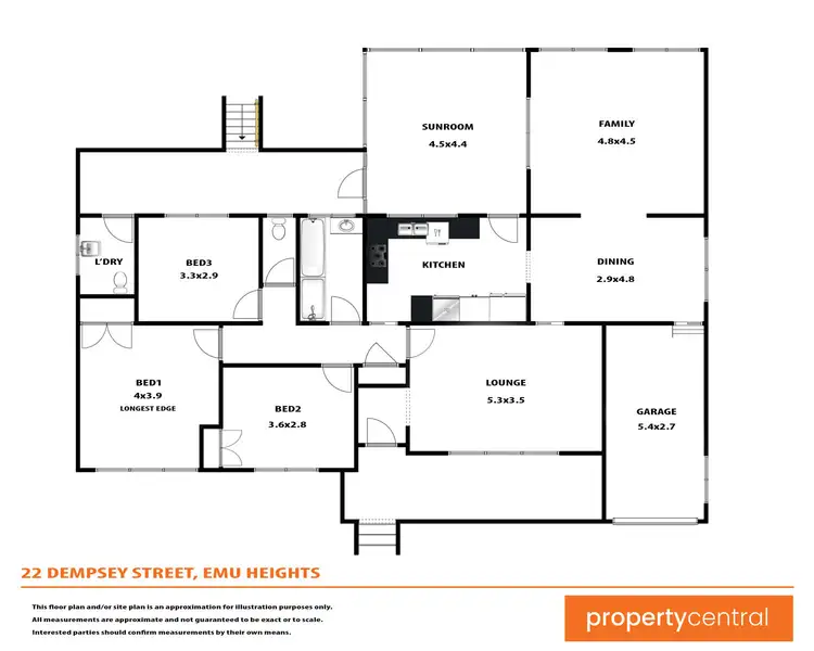 Floorplan of Homely house listing, 22 Dempsey Street, Emu Heights NSW 2750