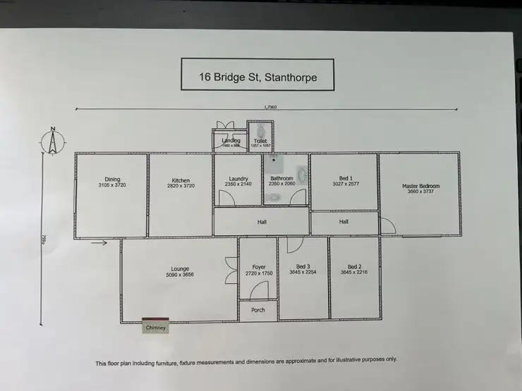 Floorplan of Homely house listing, 16 Bridge Street, Stanthorpe QLD 4380