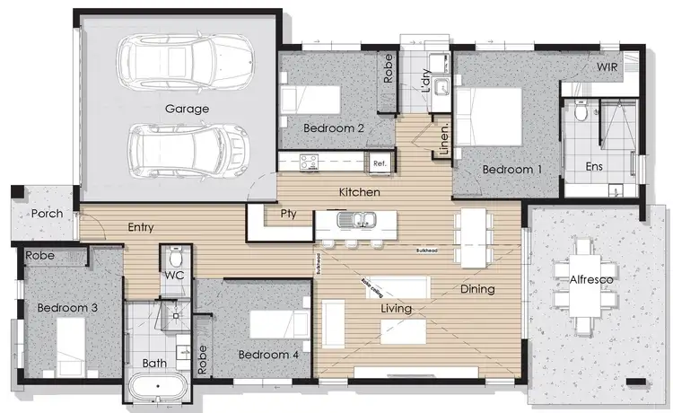Floorplan of Homely house listing, Lot 225 Nives Street, Mirani QLD 4754