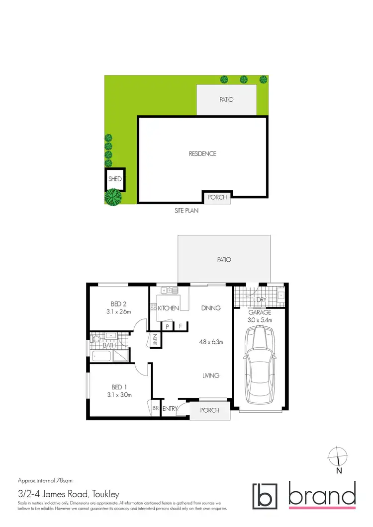 Floorplan of Homely villa listing, 3/2-4 James Road, Toukley NSW 2263