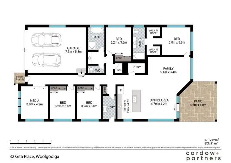 Floorplan of Homely house listing, 32 Gita Place, Woolgoolga NSW 2456