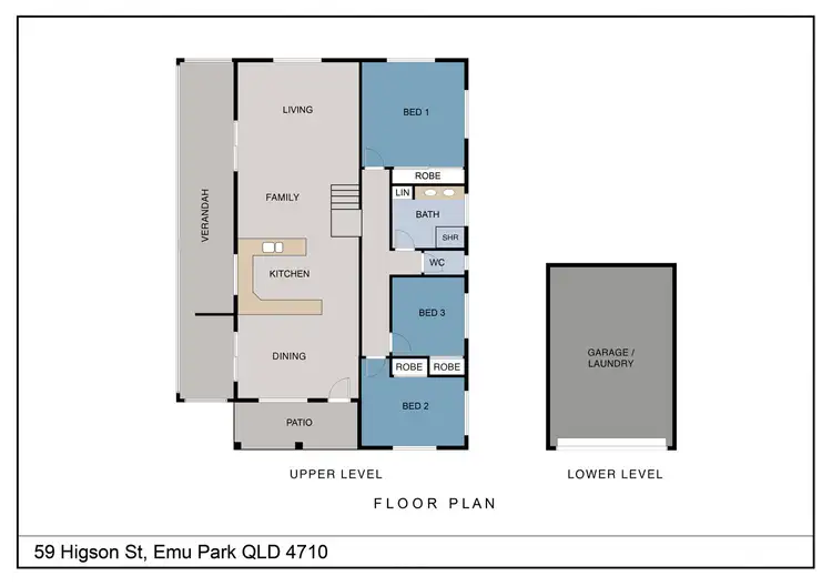 Floorplan of Homely house listing, 59 Higson Street, Emu Park QLD 4710