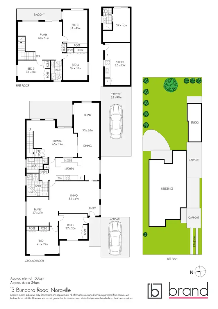 Floorplan of Homely house listing, 13 Bundara Road, Noraville NSW 2263