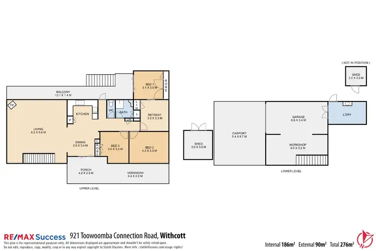 Floorplan of Homely house listing, 921 Toowoomba Connection Road, Withcott QLD 4352