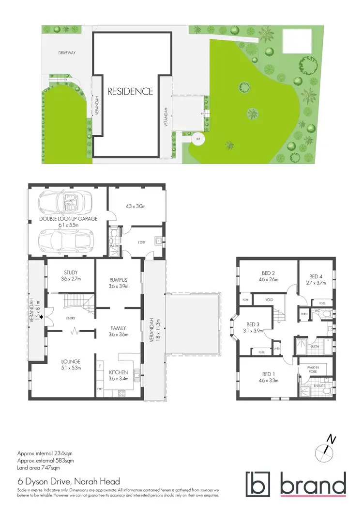 Floorplan of Homely house listing, 6 Dyson Drive, Norah Head NSW 2263