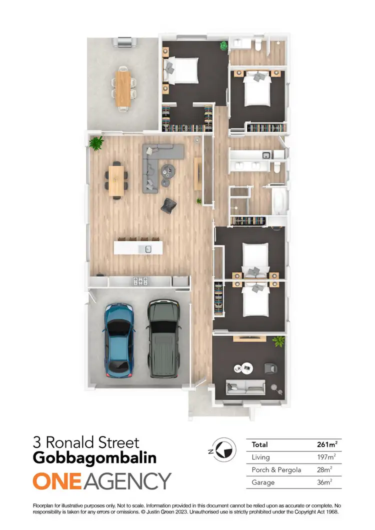 Floorplan of Homely house listing, 3 RONALD STREET, Gobbagombalin NSW 2650