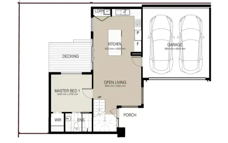 Floorplan of Homely townhouse listing, 4/93 Harrison Street, Box Hill North VIC 3129