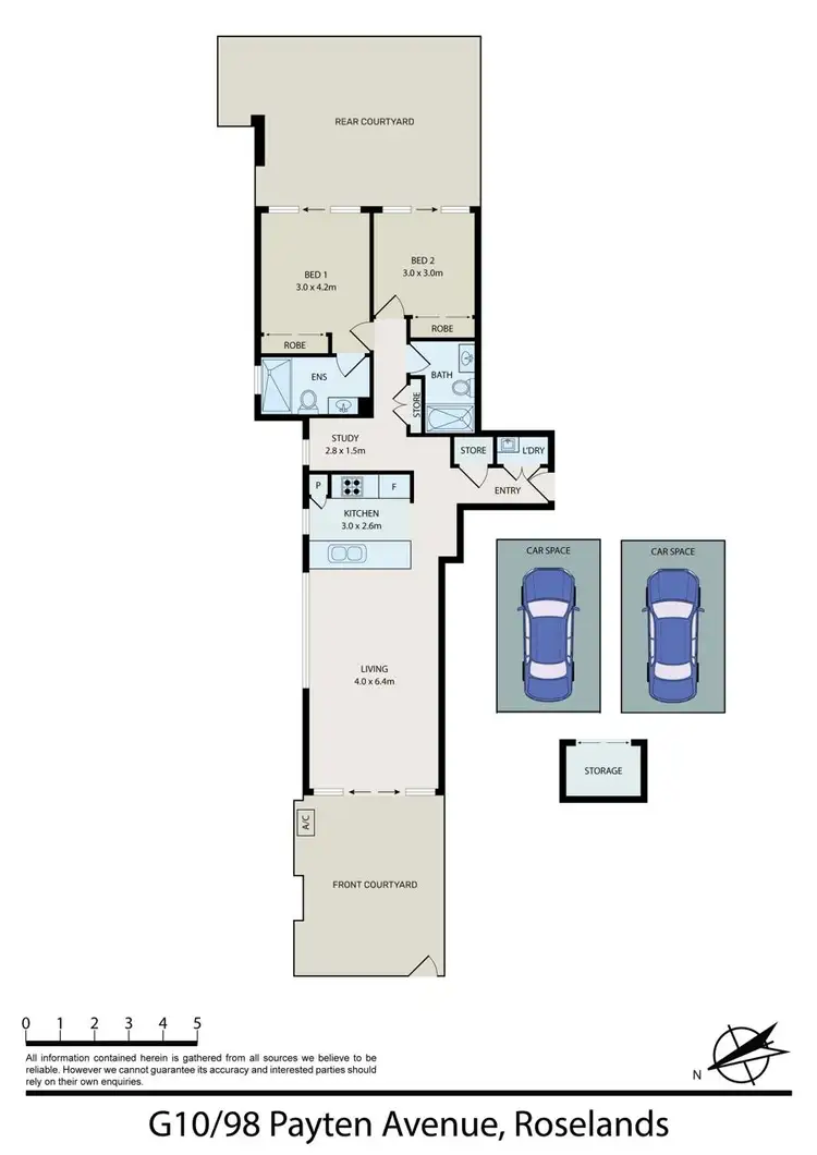 Floorplan of Homely apartment listing, G10/98 Payten Avenue, Roselands NSW 2196