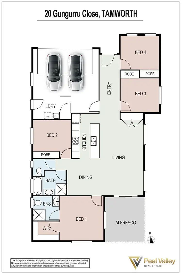 Floorplan of Homely house listing, 20 Gungurru Close Calala, Tamworth NSW 2340