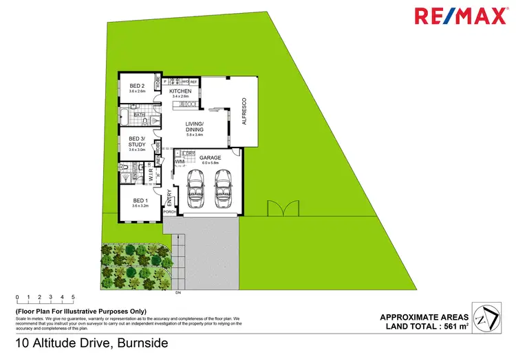Floorplan of Homely house listing, 10 Altitude Drive, Burnside QLD 4560