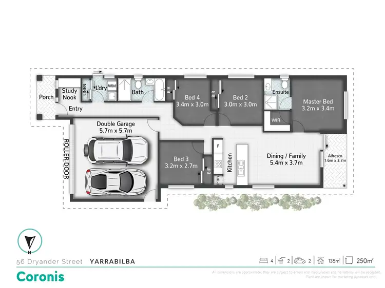 Floorplan of Homely house listing, 56 Dryander Street, Yarrabilba QLD 4207